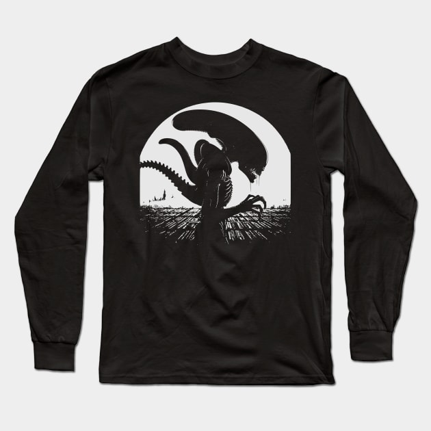 Giger's Alien Long Sleeve T-Shirt by Occult Store